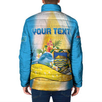 Personalised Tuvalu Independence Day Padded Jacket Tuvalu Mo Te Atua LT05 - Polynesian Pride