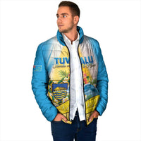 Personalised Tuvalu Independence Day Padded Jacket Tuvalu Mo Te Atua LT05 - Polynesian Pride