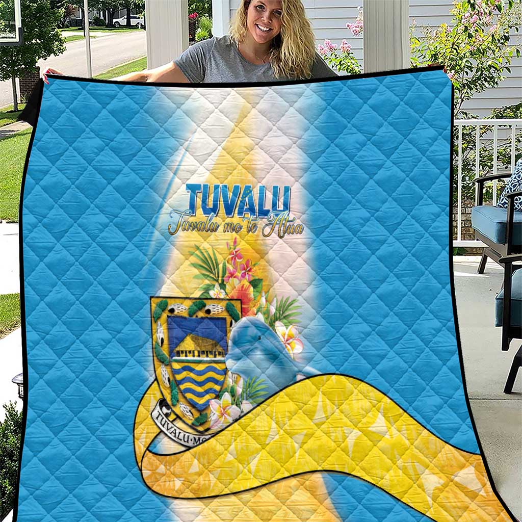 Tuvalu Independence Day Quilt Tuvalu Mo Te Atua LT05 Yellow - Polynesian Pride