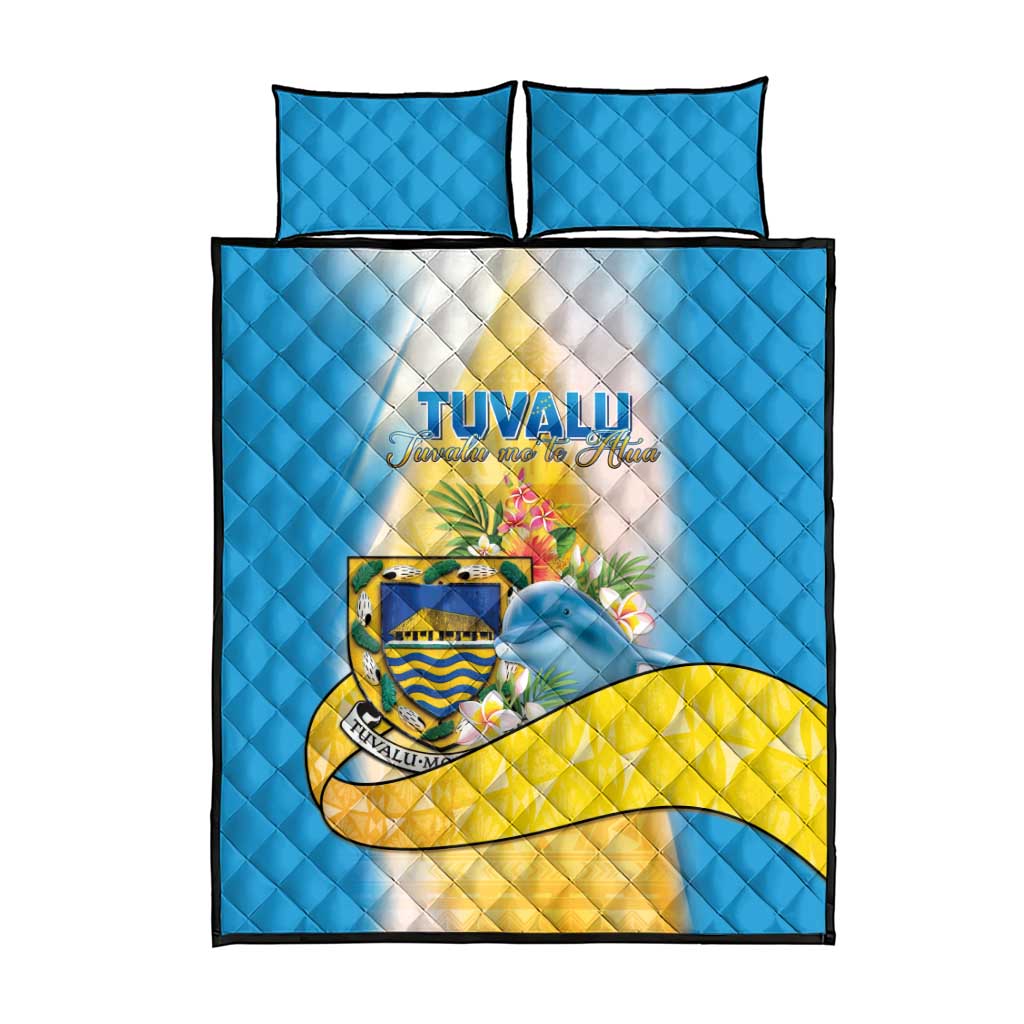 Tuvalu Independence Day Quilt Bed Set Tuvalu Mo Te Atua LT05 - Polynesian Pride