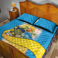 Tuvalu Independence Day Quilt Bed Set Tuvalu Mo Te Atua LT05 - Polynesian Pride