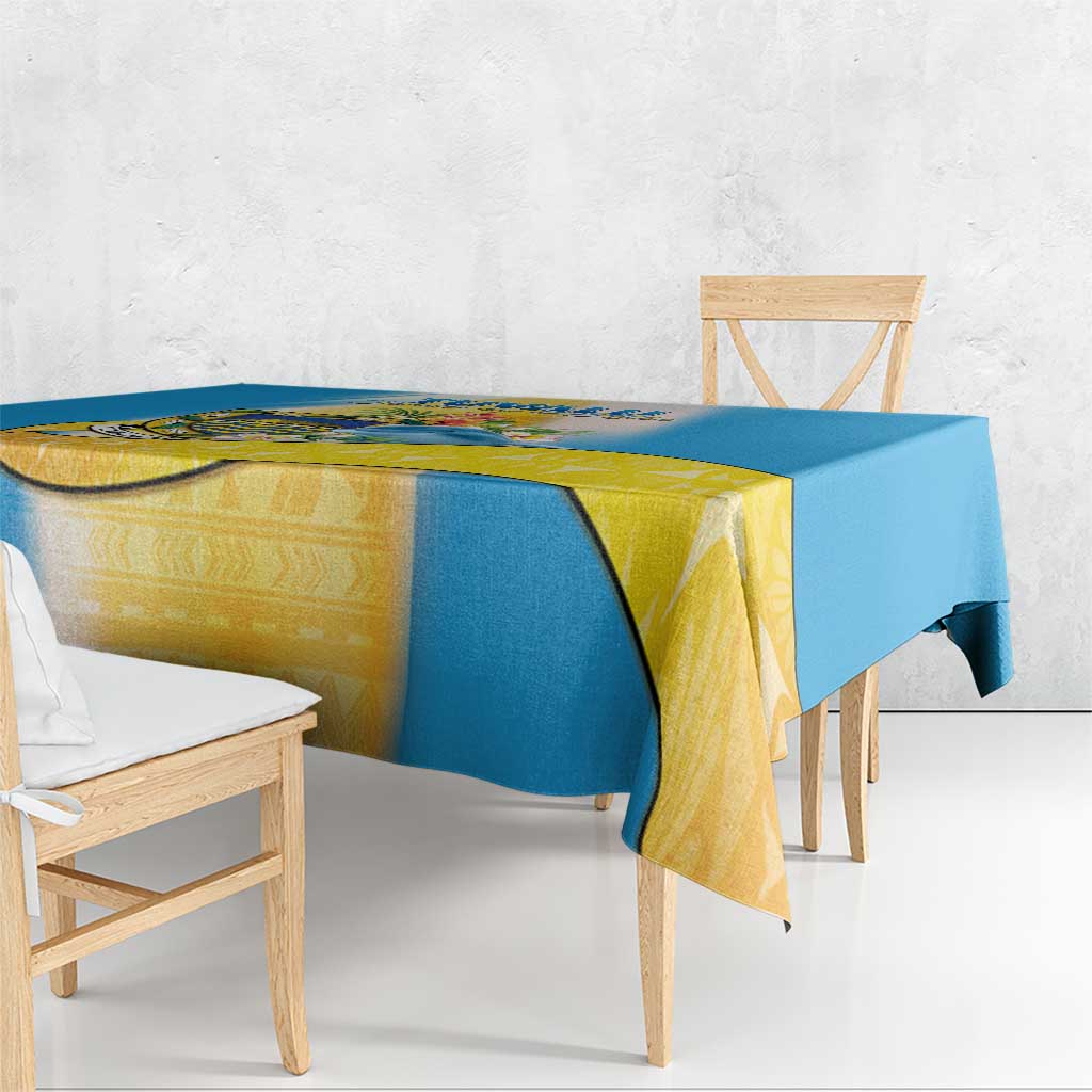 Tuvalu Independence Day Tablecloth Tuvalu Mo Te Atua LT05 - Polynesian Pride