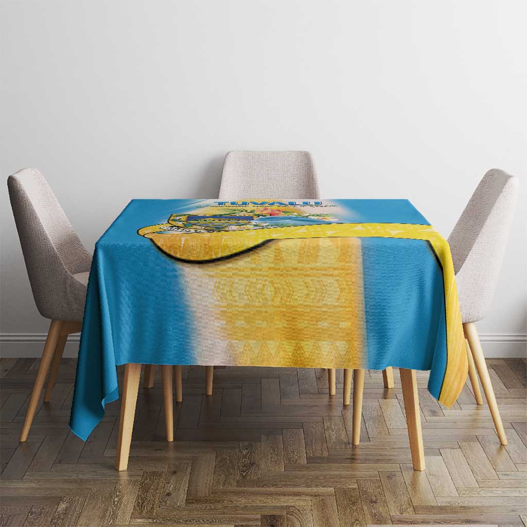 Tuvalu Independence Day Tablecloth Tuvalu Mo Te Atua LT05 - Polynesian Pride