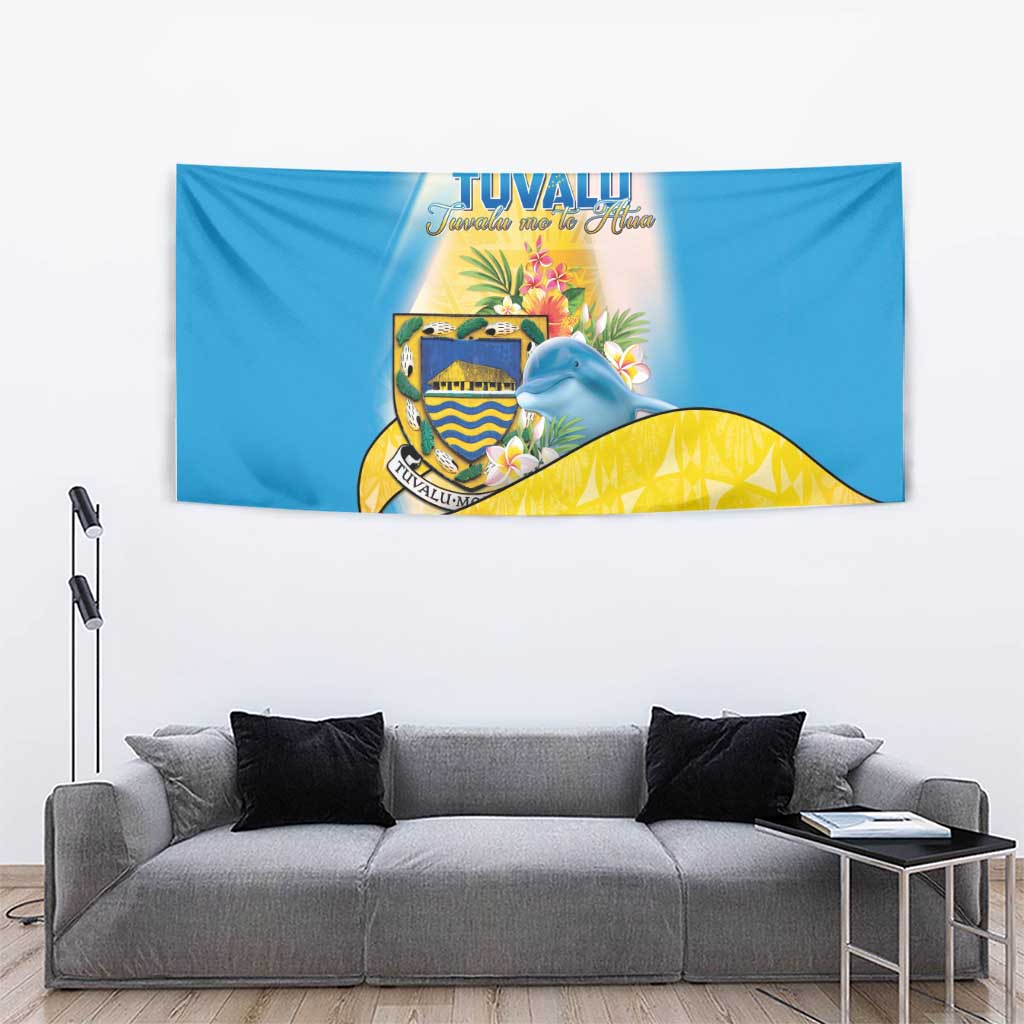 Tuvalu Independence Day Tapestry Tuvalu Mo Te Atua LT05 - Polynesian Pride