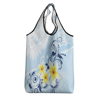 FSM Chuuk Constitution Day Grocery Bag Polynesian Curves Plumeria LT05 - Polynesian Pride