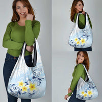FSM Chuuk Constitution Day Grocery Bag Polynesian Curves Plumeria LT05 - Polynesian Pride