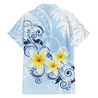 FSM Chuuk Constitution Day Hawaiian Shirt Polynesian Curves Plumeria LT05 - Polynesian Pride