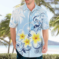 FSM Chuuk Constitution Day Hawaiian Shirt Polynesian Curves Plumeria LT05 - Polynesian Pride