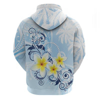 FSM Chuuk Constitution Day Hoodie Polynesian Curves Plumeria LT05 - Polynesian Pride