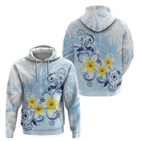 FSM Chuuk Constitution Day Hoodie Polynesian Curves Plumeria LT05 - Polynesian Pride