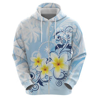 FSM Chuuk Constitution Day Hoodie Polynesian Curves Plumeria LT05 - Polynesian Pride