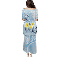 FSM Chuuk Constitution Day Puletasi Polynesian Curves Plumeria LT05 - Polynesian Pride