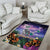 Happy Hulaween Area Rug Mahaloween Skeleton Dancing