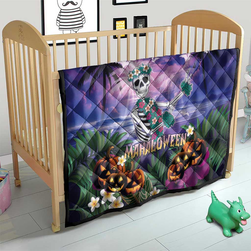 Happy Hulaween Quilt Mahaloween Skeleton Dancing LT05 - Polynesian Pride