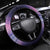 Happy Hulaween Steering Wheel Cover Mahaloween Skeleton Dancing