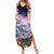 Happy Hulaween Summer Maxi Dress Mahaloween Skeleton Dancing