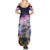 Happy Hulaween Summer Maxi Dress Mahaloween Skeleton Dancing