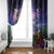 Happy Hulaween Window Curtain Mahaloween Skeleton Dancing