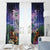 Happy Hulaween Window Curtain Mahaloween Skeleton Dancing