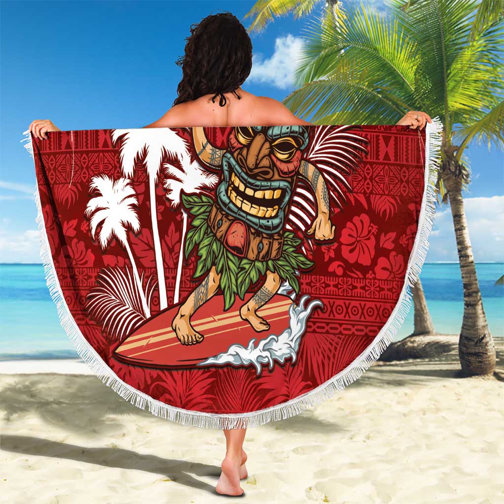 Aloha Halloween Beach Blanket Skeleton Surfing LT05 - Polynesian Pride