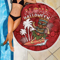 Aloha Halloween Beach Blanket Skeleton Surfing LT05 - Polynesian Pride