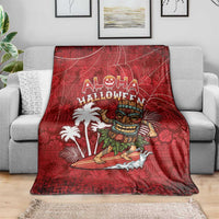 Aloha Halloween Blanket Skeleton Surfing LT05 - Polynesian Pride