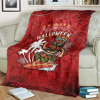 Aloha Halloween Blanket Skeleton Surfing LT05 - Polynesian Pride