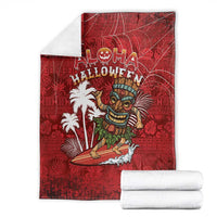 Aloha Halloween Blanket Skeleton Surfing LT05 - Polynesian Pride