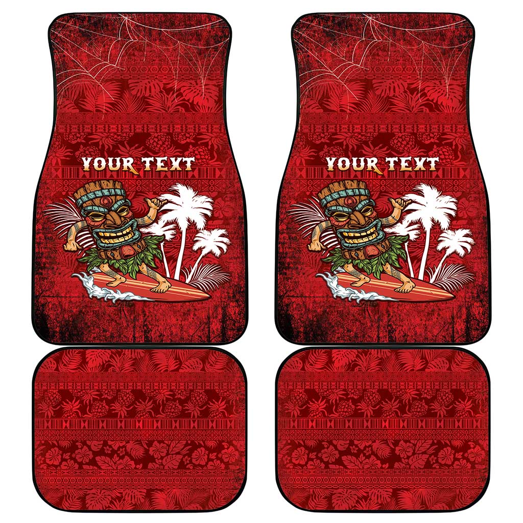 Aloha Halloween Car Mats Skeleton Surfing LT05 - Polynesian Pride