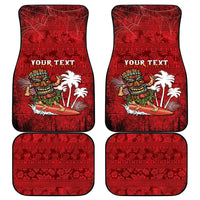 Aloha Halloween Car Mats Skeleton Surfing LT05 - Polynesian Pride