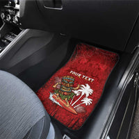 Aloha Halloween Car Mats Skeleton Surfing LT05 - Polynesian Pride