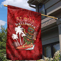 Aloha Halloween Garden Flag Skeleton Surfing LT05 - Polynesian Pride