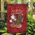 Aloha Halloween Garden Flag Skeleton Surfing