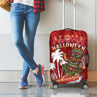 Aloha Halloween Luggage Cover Skeleton Surfing LT05 - Polynesian Pride