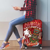 Aloha Halloween Luggage Cover Skeleton Surfing LT05 - Polynesian Pride