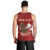 Personalised Aloha Halloween Men Tank Top Skeleton Surfing