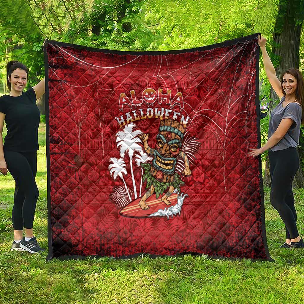 Aloha Halloween Quilt Skeleton Surfing LT05 - Polynesian Pride