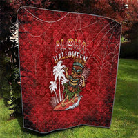 Aloha Halloween Quilt Skeleton Surfing LT05 - Polynesian Pride