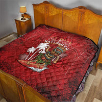 Aloha Halloween Quilt Skeleton Surfing LT05 - Polynesian Pride