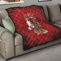 Aloha Halloween Quilt Skeleton Surfing LT05 - Polynesian Pride
