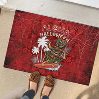 Aloha Halloween Rubber Doormat Skeleton Surfing LT05 - Polynesian Pride