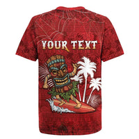 Personalised Aloha Halloween Rugby Jersey Skeleton Surfing LT05 - Polynesian Pride