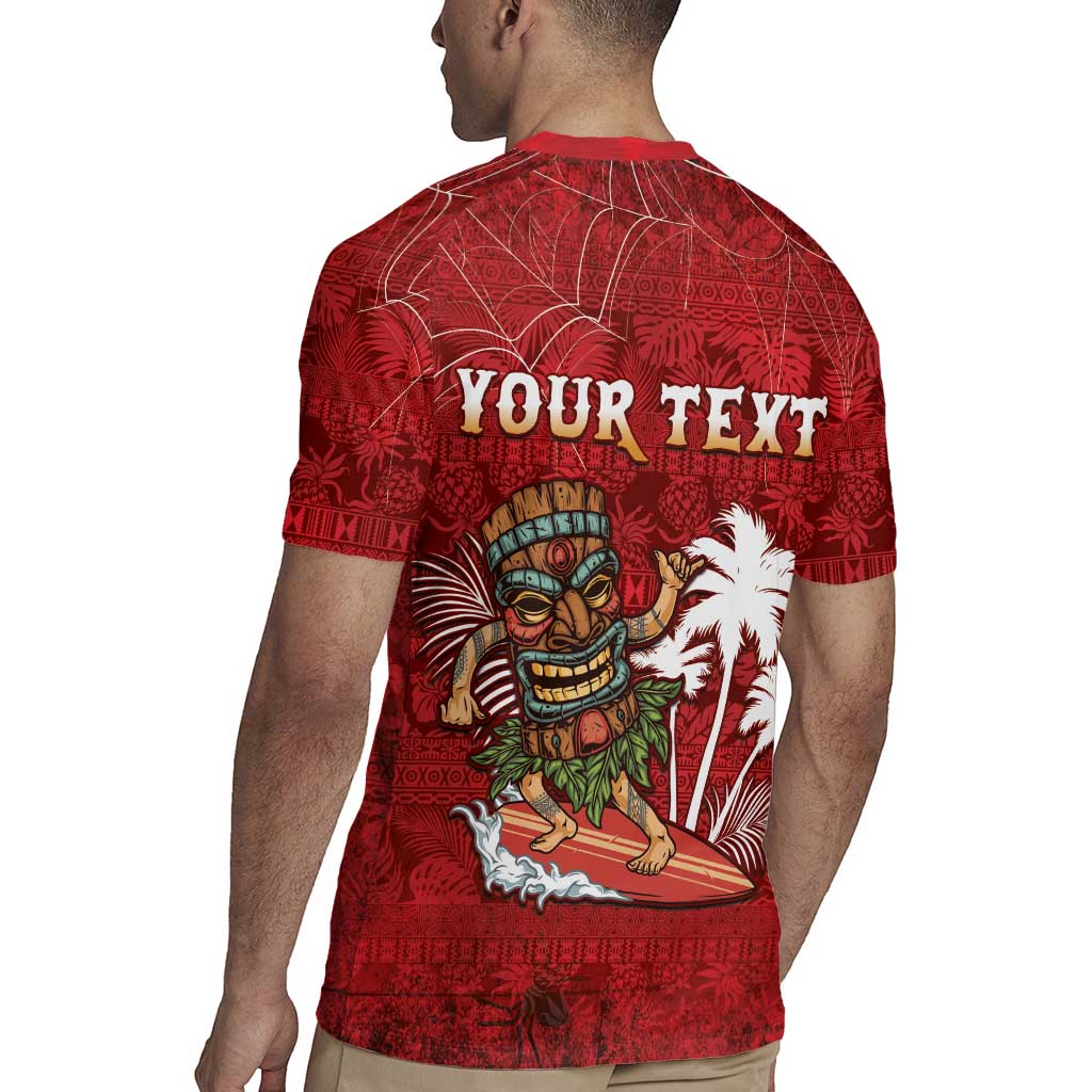Personalised Aloha Halloween Rugby Jersey Skeleton Surfing LT05 - Polynesian Pride