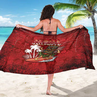 Aloha Halloween Sarong Skeleton Surfing LT05 - Polynesian Pride