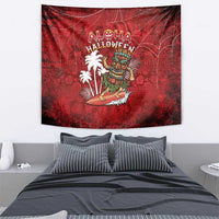 Aloha Halloween Tapestry Skeleton Surfing LT05 - Polynesian Pride