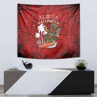Aloha Halloween Tapestry Skeleton Surfing LT05 - Polynesian Pride