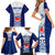 Custom Samoa Rugby Family Matching Short Sleeve Bodycon Dress and Hawaiian Shirt 2023 Pacific Championships Polynesian Pattern LT05 - Polynesian Pride