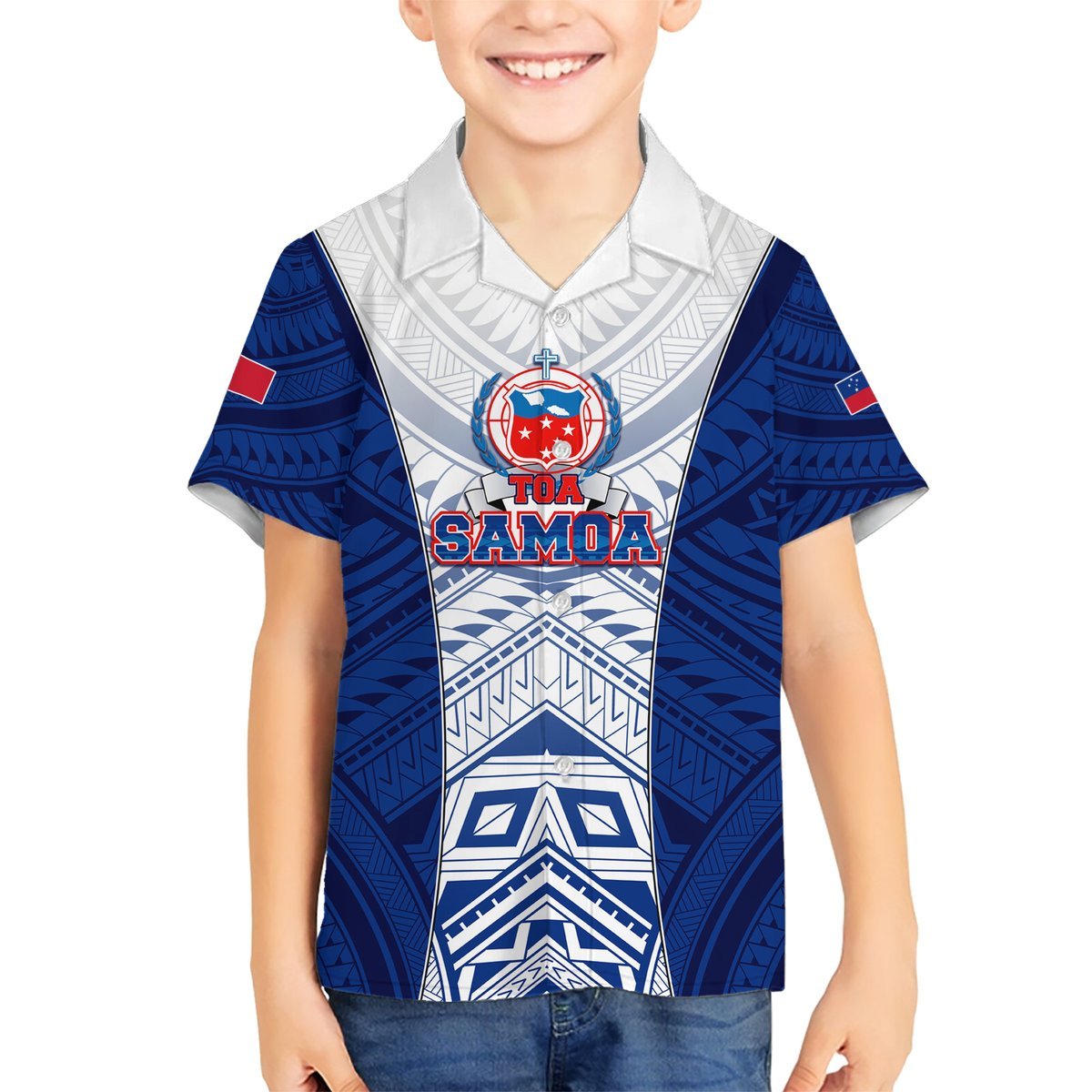 Custom Samoa Rugby Hawaiian Shirt 2023 Pacific Championships Polynesian Pattern LT05 - Polynesian Pride