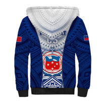 Custom Samoa Rugby Sherpa Hoodie 2023 Pacific Championships Polynesian Pattern LT05 - Polynesian Pride