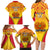 Custom Papua New Guinea Rugby Family Matching Long Sleeve Bodycon Dress and Hawaiian Shirt 2023 Pacific Championships The Kumuls LT05 - Polynesian Pride